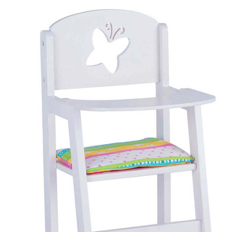 howa Miniflowers 2860 Chaise haute pour poupée en bois avec coussin  d'assise : : Jeux et Jouets