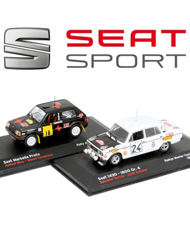 Lot de 2 voitures miniatures Collection Seat Sport