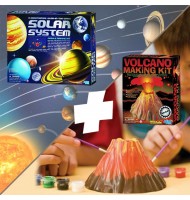 Pack Science et Nature : Système Solaire + Volcan ! Jeux Scientifiques