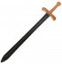Épée chevalier en bois noire