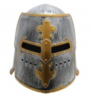 Casque de chevalier Enfant - Heaume médiéval à visière