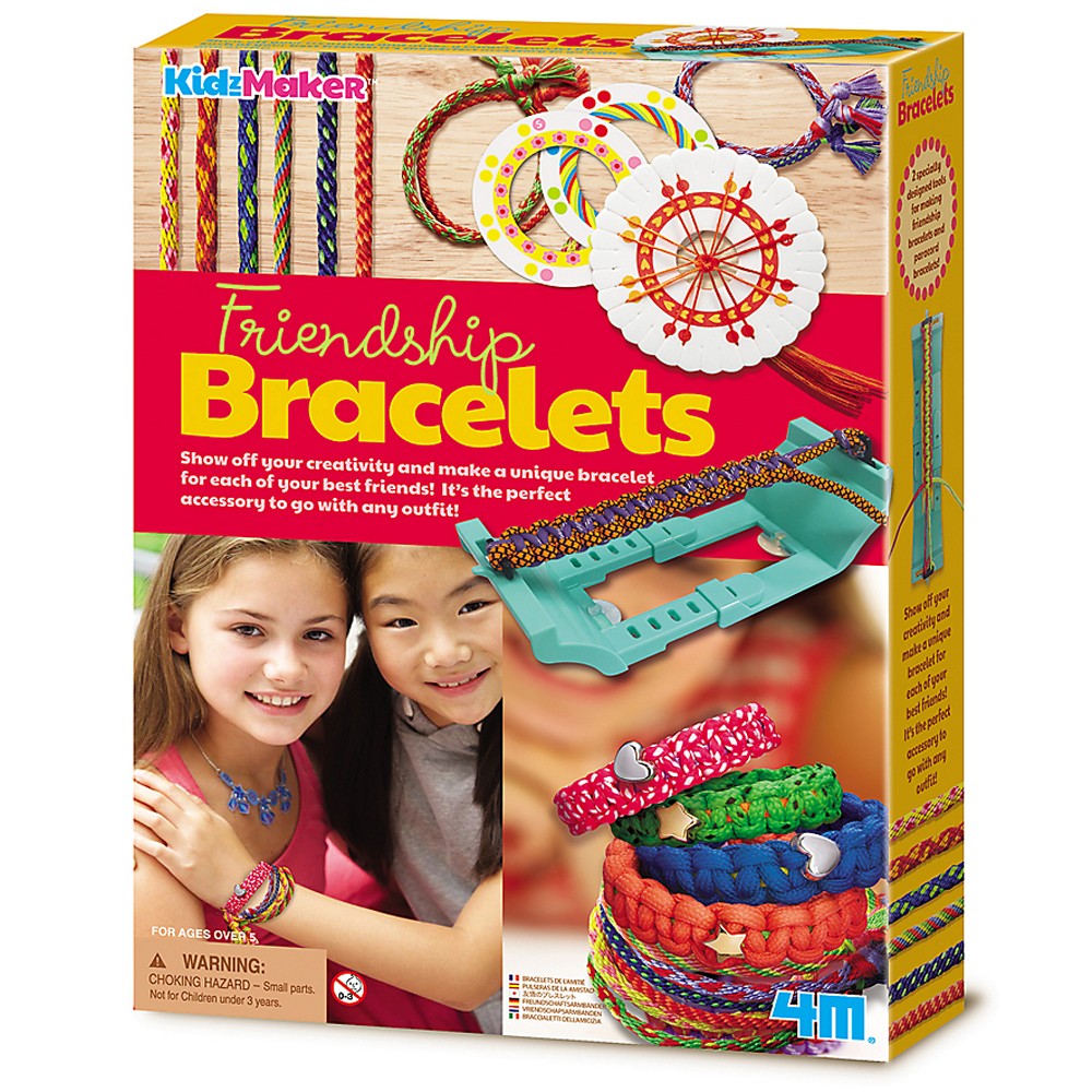Bracelet d'amitié-Version tout-petits, bricolages pour enfants.