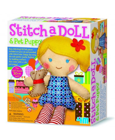 Kit de couture enfant pour fabriquer une poupée Puppy