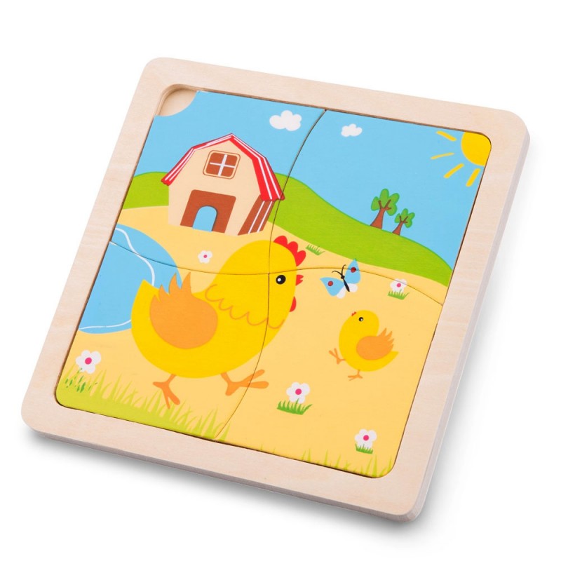Jeux éducatifs Pour Enfants Puzzle 12 Pièces Animal Sauvage Mignon Cerf  Imprimable