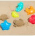 Jouets de plage et bac à sable Moules animaux marins 5 pièces Hape