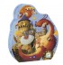 Puzzle Djeco silhouette Vaillant et le Dragon  54 pieces 5 ans +