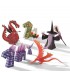 Pliage collage papier Dragons et chimères Djeco