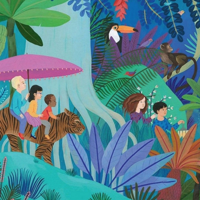 Puzzle de 60 pièces - Le livre de la jungle - 6 ans + - Label Emmaüs