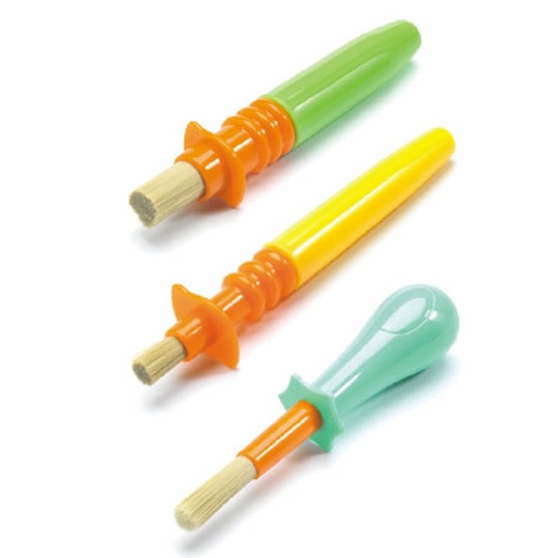 Crayons de couleurs ergonomiques ultra-lavables - Djeco - Polipetitpois