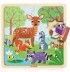 Puzzle en bois Djeco la forêt 16 pcs Enfants 3 ans +