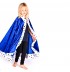 Cape de roi en velours bleu Déguisement enfant 3 à 8 ans