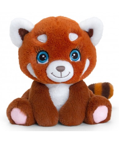 Peluche Panda Rouge Keeleco Adoptable World 16 cm par Keel Toys