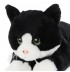Peluche Chat Noir Keeleco 22 cm - Tendresse Éco-Friendly par Keel Toys