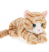 Peluche Chat Beige Keeleco 30 cm - Pureté et Engagement Éco par Keel Toys