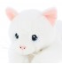 Peluche Chat Blanc Keeleco 30 cm - Pureté et Engagement Éco par Keel Toys