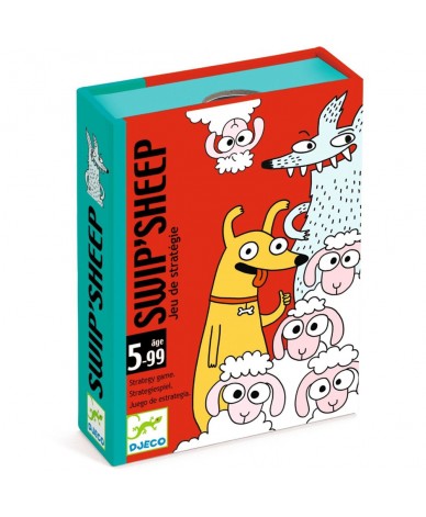 Jeu de Cartes Swip' Sheep Djeco Jeu de stratégie dès 5 ans