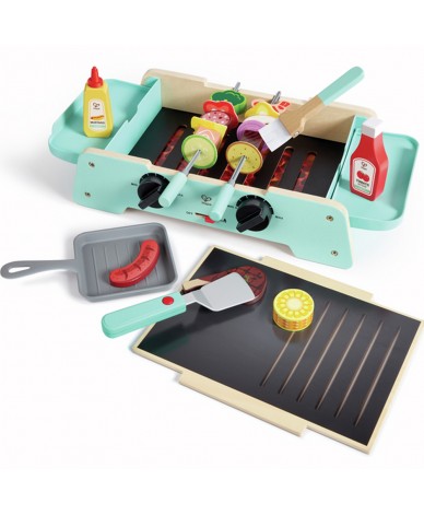 Set de plancha et grille barbecue crépitant - Hape - à partir de 2 ans