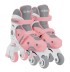 Rollers en ligne 2 en 1 taille 30-34 rose pastel - Globber