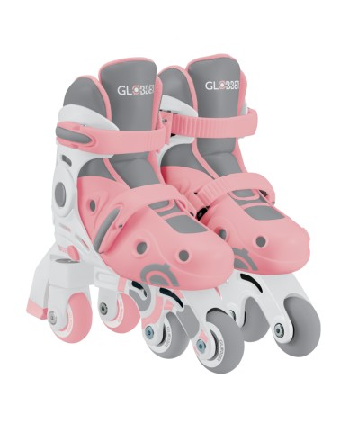 Rollers en ligne 2 en 1 taille 30-34 rose pastel - Globber