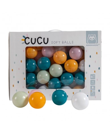 Balles pour bébés - Set de 75 unités - Eurekakids