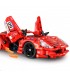 Block de construction technique Voiture Pull-Back Super Car Rouge iMMaster 437 pièces - Compatible avec Lego tecnique