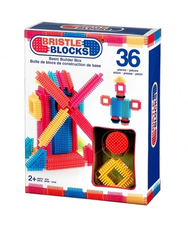 Jeu de cosntruction Bristle Blocks - 36 Pièces - Dès 2 Ans