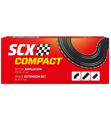 Set extension de piste Scalextric Compact - Extension de piste