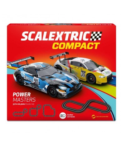 Circuit de voitures de course Scalextric Compact - Power Masters