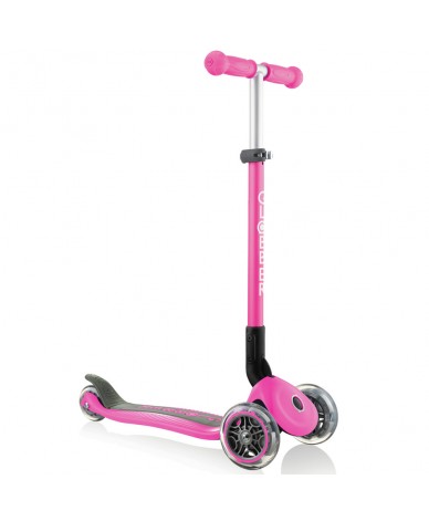 Trottinette pliable rose à 3 roues PRIMO FOLDABLE pour enfants (3-7 ans)