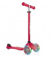 Trottinette rouge 3 roues Primo Foldable Lights (à partir de 3 ans)