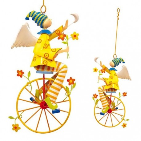 Mobile métal pour chambre bébé Triple Jaune l'Oiseau bateau