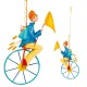 Suspension pour chambre bébé Pécheur bleu l'Oiseau bateau